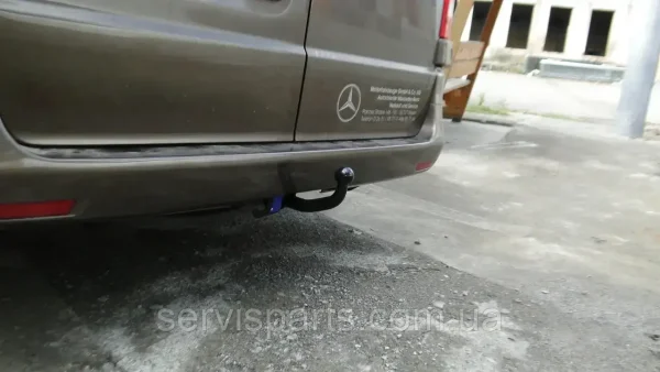 З'ємний гак фаркоп на Mercedes Vito V-Class W447 2014 (Мерседес Віто)