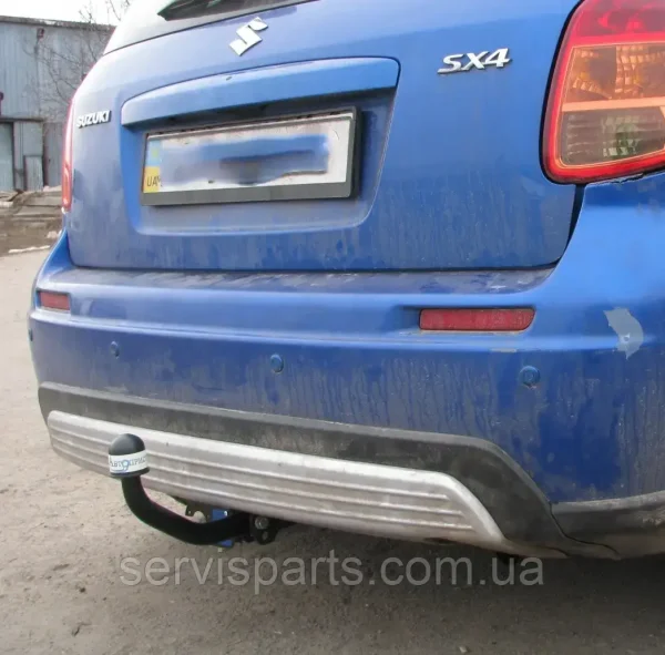Знімний гак фаркоп на Suzuki SX4 2006-2013 (Сузукі СХ4 хетчбек)