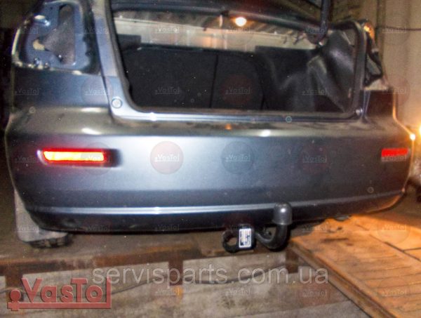 Знімний гак фаркоп на Suzuki SX4 2007-2013 (Сузукі СХ4 седан) без підрізу бампера. - Зображення 9
