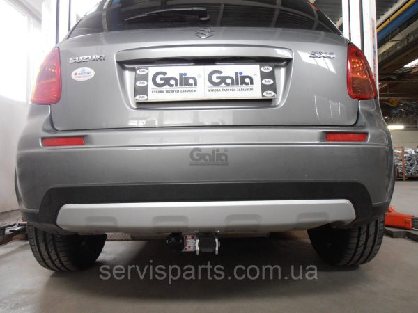 Оцинкований фаркоп на Suzuki SX4 2006-2014 (Сузукі СХ4 хетчбек) Швидкознімний автомат на ручці - Зображення 6