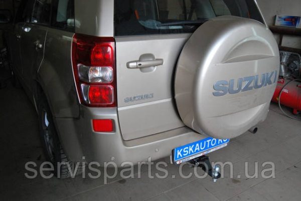 Знімний гак фаркоп на Suzuki Grand Vitara 2005-2011 без зняття бампера Американська вставка під квадрат - Зображення 2