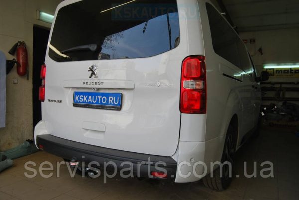 Знімний гак фаркоп на Peugeot Expert III 2016- (Пежо Експерт 3) без підрізу бампера - Зображення 3