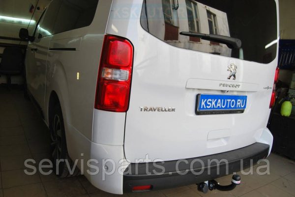 Знімний гак фаркоп на Peugeot Expert III 2016- (Пежо Експерт 3) без підрізу бампера - Зображення 4