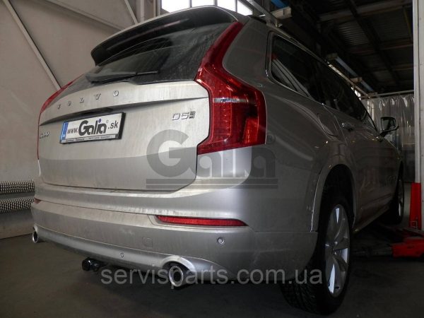 Оцинкований фаркоп Volvo XC90 II 2015- (Вольво) Швидкознімний автомат на ручці