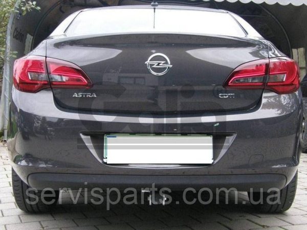 Оцинкований фаркоп Opel Astra J 2010-2015 (седан та универсал) Швидкознімний автомат на ручці - Зображення 6