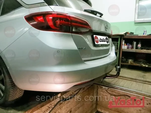 Фаркоп знімний гак Opel Astra K Sports Tourer 2016-2021 универсал без підрізу бампера