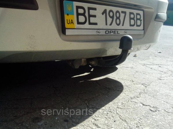 Фаркоп знімний гак Opel Astra H 2004-2014 хетчбек без підрізу бампера. - Зображення 4