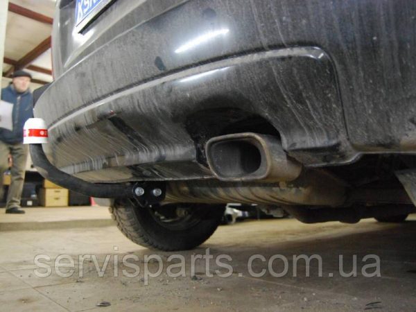 Знімний фаркоп на Kia Sportage 2 2005-2010 без підрізування бампера