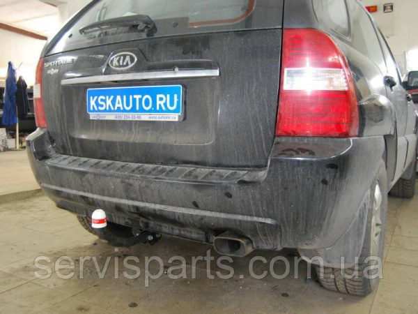 Знімний фаркоп на Kia Sportage 2 2005-2010 без підрізування бампера - Зображення 2