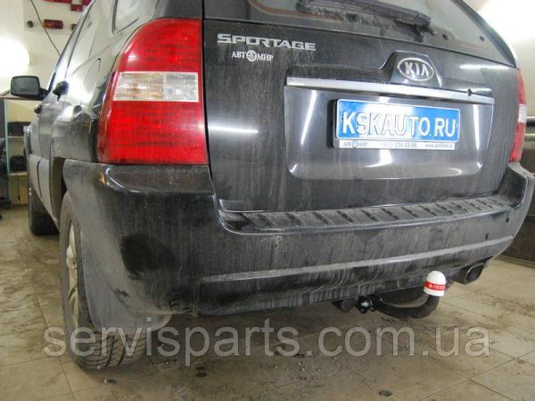 Знімний фаркоп на Kia Sportage 2 2005-2010 без підрізування бампера - Зображення 5