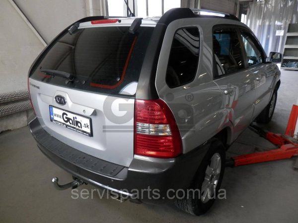 Оцинкований фаркоп на Kia Sportage 2 2005-2010 без зняття бампера - Зображення 2