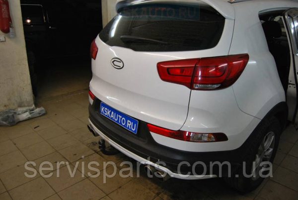 Знімний фаркоп на Kia Sportage 3 2010-2015 без зняття бампера - Зображення 3