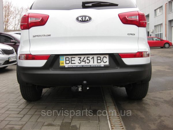 Польський фаркоп на Kia Sportage 3 2010-2015 без зняття бампера - Зображення 7