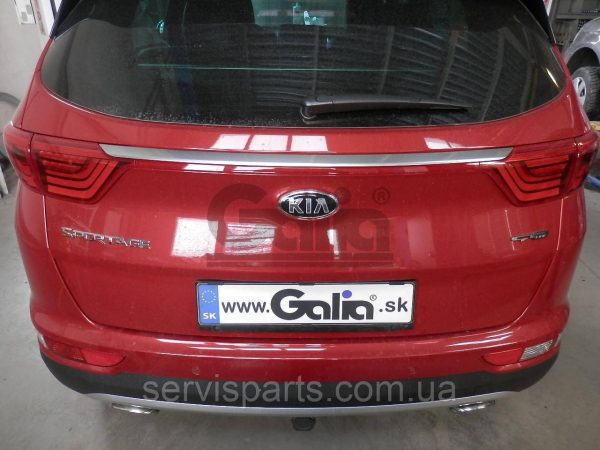 Оцинкований фаркоп на Kia Sportage QL 2015-2018 Швидкознімний автомат на ручці - Зображення 4