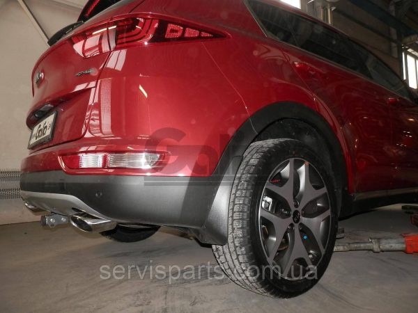 Оцинкований фаркоп на Kia Sportage QL 2015-2018 Швидкознімний автомат на ручці - Зображення 5