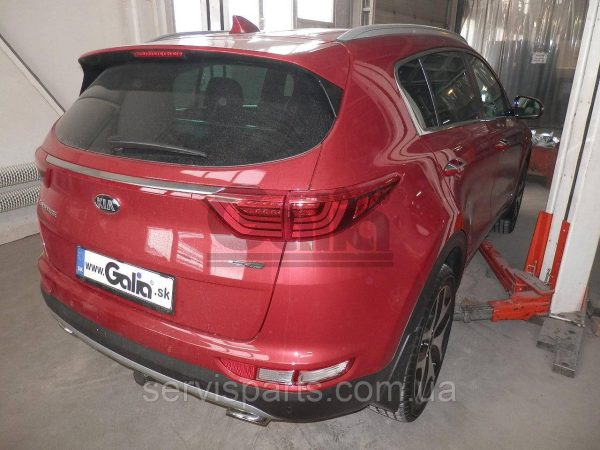 Оцинкований фаркоп на Kia Sportage QL 2015-2018 Швидкознімний автомат на ручці - Зображення 7