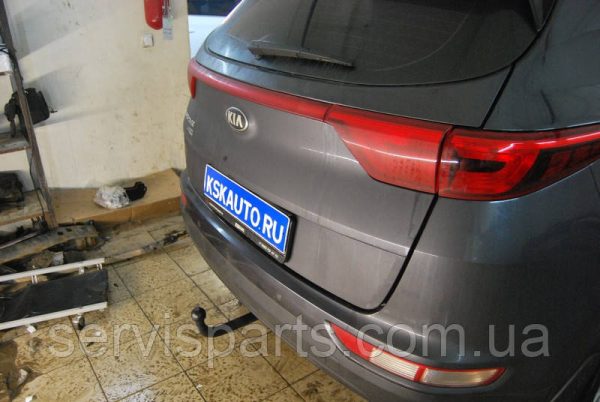 Польський фаркоп на Kia Sportage QL 2015-2018 без підрізання бампера - Зображення 9
