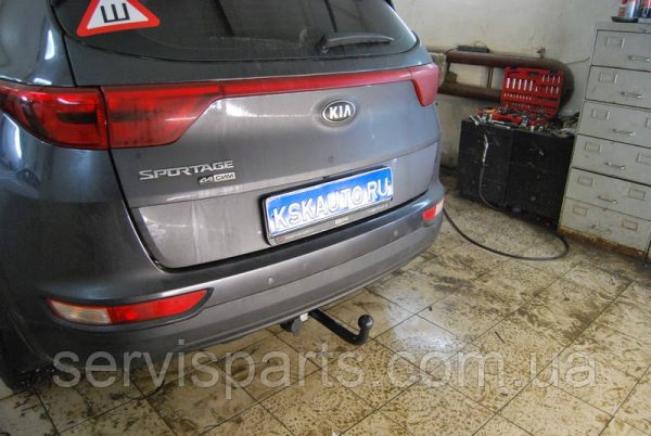 Польський фаркоп на Kia Sportage QL 2015-2018 без підрізання бампера - Зображення 10