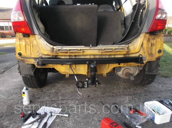 Знімний фаркоп на Honda Jazz 2 2008-2014 (Хонда Джаз)