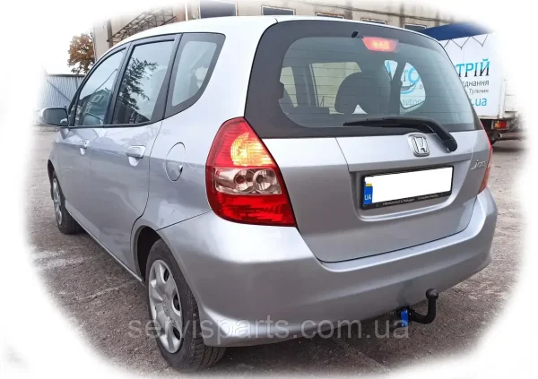 Знімний фаркоп на Honda Jazz 2002-2007 (Хонда Джаз)