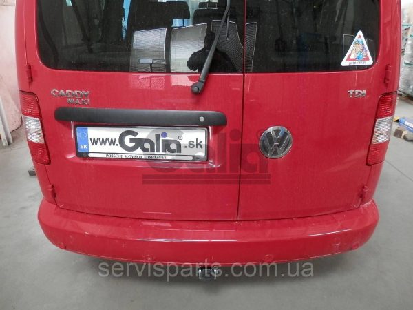 Оцинкований фаркоп на Volkswagen Caddy 2004-2020 (включаючи Maxi) Швидкознімний автомат на ручці - Зображення 3