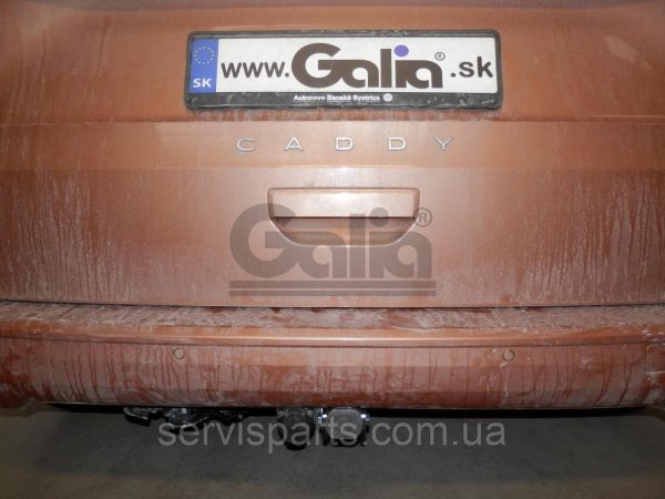 Оцинкований фаркоп на Volkswagen Caddy V 2020- Швидкознімний автомат на ручці - Зображення 3