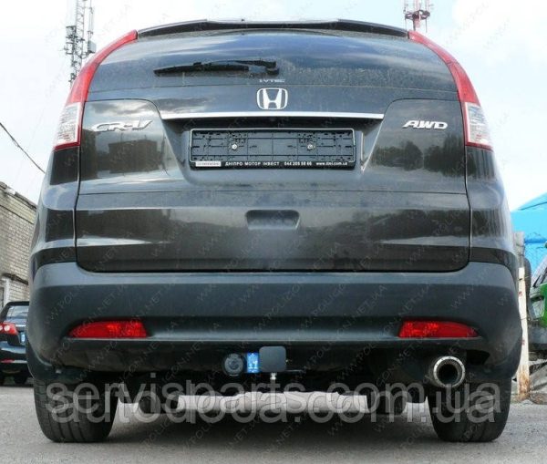 Знімний фаркоп Honda CRV IV 2012-2018 (без підрізування бампера) Американська вставка під квадрат