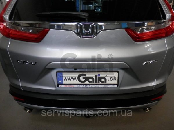 Оцинкований фаркоп на Honda CRV V 2017- (без підрізування бампера) Швидкознімний автомат на ручці - Зображення 5