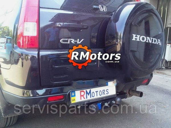 Знімний фаркоп на Honda CRV 2002-2006 без підрізування бампера.
