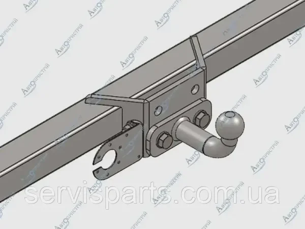 Знімний фаркоп на Honda CRV 1995-2002 без підрізування бампера. - Зображення 6