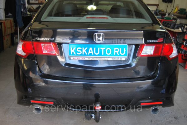 З'ємний фаркоп на Honda Accord VIII 2008-2012 (Хонда Акорд Європа) - Зображення 9