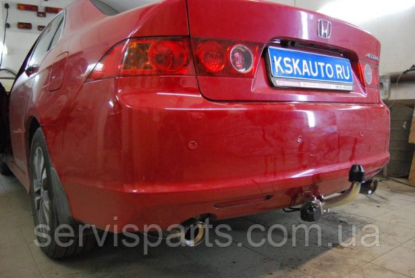 Оцинкований фаркоп на Honda Accord VII 2002-2008 - Зображення 2