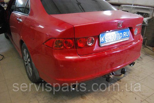 Оцинкований фаркоп на Honda Accord VII 2002-2008 - Зображення 3