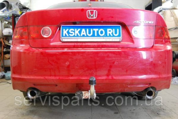 Оцинкований фаркоп на Honda Accord VII 2002-2008 - Зображення 4