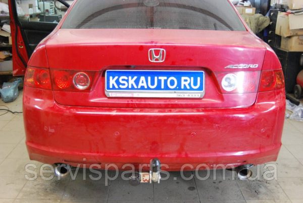 Оцинкований фаркоп на Honda Accord VII 2002-2008 - Зображення 5