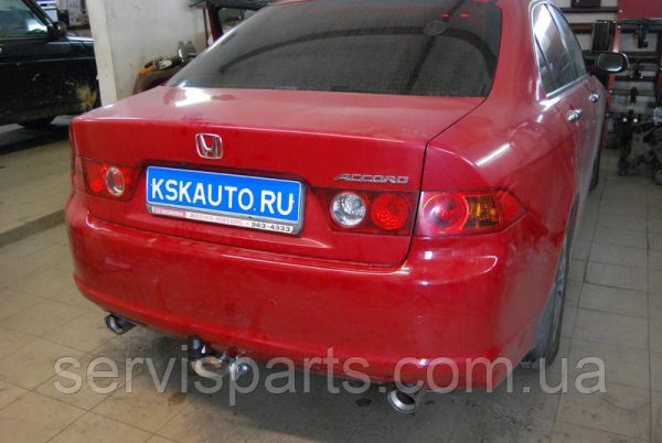 Оцинкований фаркоп на Honda Accord VII 2002-2008 - Зображення 7