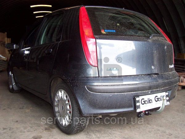 Оцинкований фаркоп на Fiat Punto II 1999-2010 (також Grande Punto)