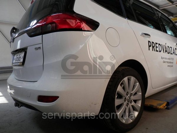 Оцинкований фаркоп Opel Zafira C Tourer 2011-2019 (Опель Зафіра C) Швидкознімний автомат на ручці - Зображення 2