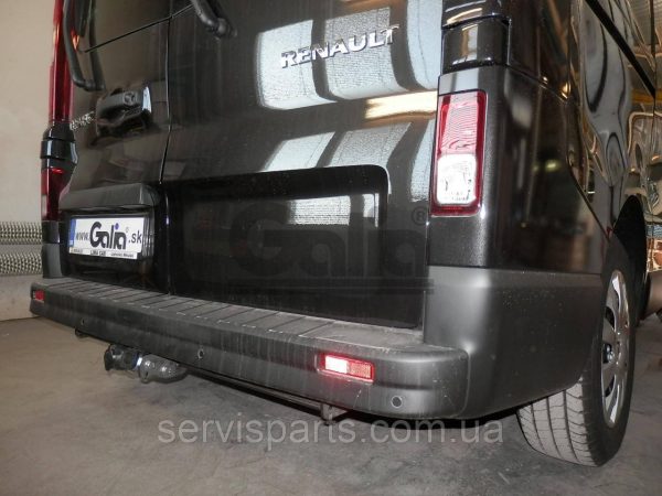 Оцинкований фаркоп на Opel Vivaro 2014-2019 (Опель Віваро) Швидкознімний автомат на ручці - Зображення 3