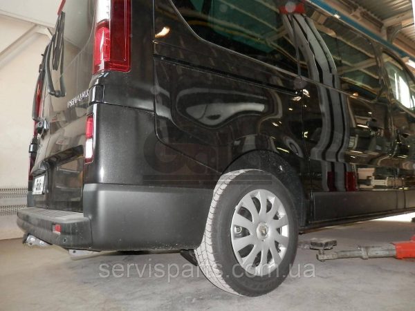 Оцинкований фаркоп на Opel Vivaro 2014-2019 (Опель Віваро) Швидкознімний автомат на ручці - Зображення 5