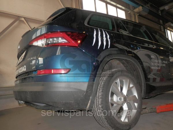 Фаркоп Skoda Kodiaq 2017- (Шкода Кодіак) оцинкований на болтах Швидкознімний автомат на ручці - Зображення 5