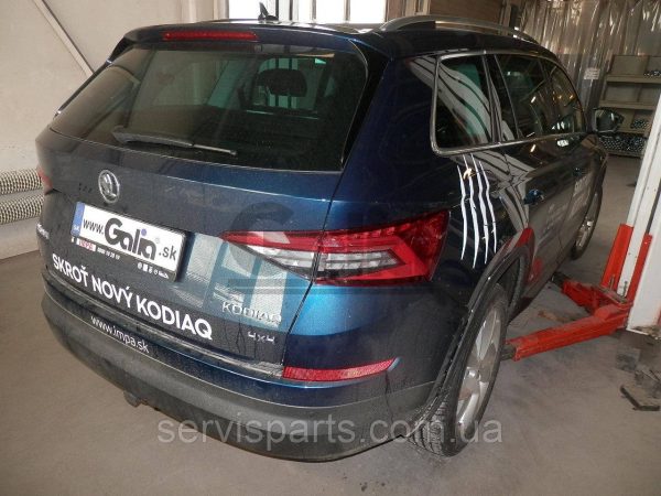 Фаркоп Skoda Kodiaq 2017- (Шкода Кодіак) оцинкований на болтах Швидкознімний автомат на ручці - Зображення 6