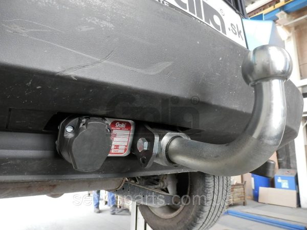 Оцинкований фаркоп на Volkswagen Tiguan 2007-2015 (Фольксваген Тігуан) Швидкознімний автомат на ручці - Зображення 3