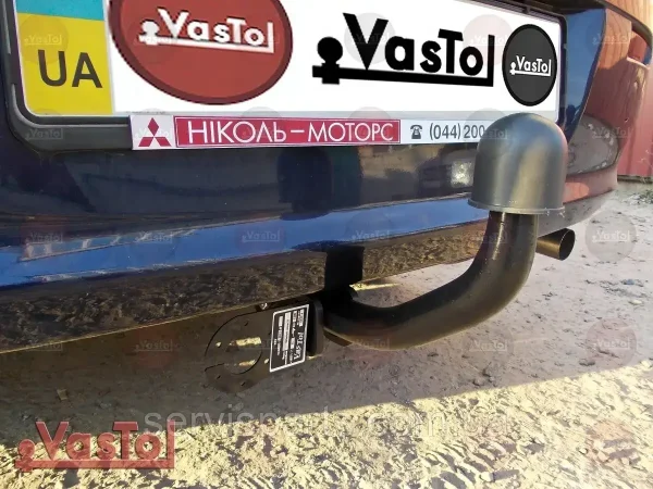 З'ємний фаркоп на Mitsubishi Lancer X 2012- - Зображення 5