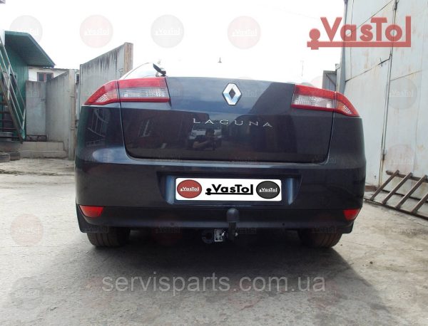 З'ємний фаркоп на Renault Laguna III 2007-2015 (Рено Лагуна ліфтбек) - Зображення 2