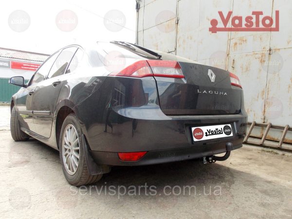 З'ємний фаркоп на Renault Laguna III 2007-2015 (Рено Лагуна ліфтбек)