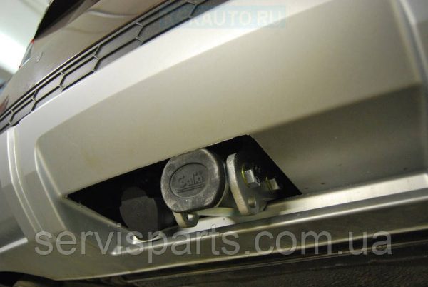 Оцинкований фаркоп на Skoda Octavia A7, Scout 2013-2020 (Шкода Октавія А7) Швидкознімний автомат на ручці - Зображення 3