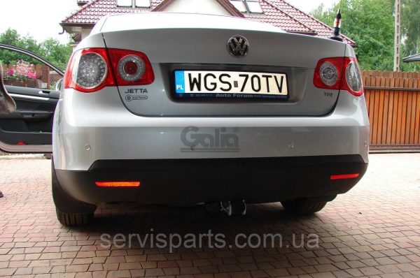 Оцинкований фаркоп на Volkswagen Jetta 2005-2011 (Фольксваген Джета) Швидкознімний автомат на ручці - Зображення 4