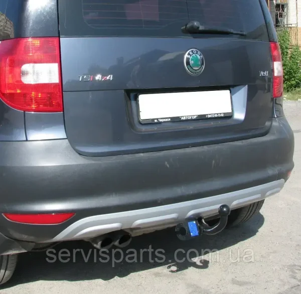 Знімний гак фаркоп на Skoda Yeti 2009-2018 (Шкода Єті)