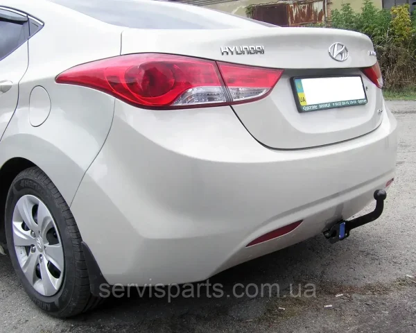 Знімний фаркоп на Hyundai Elantra MD 2011-2015 - Зображення 2